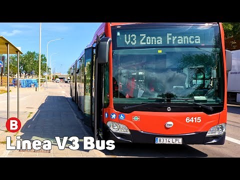 V3 Bus - Barcelona Bus - Full trip