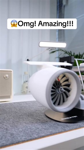Awesome vortex fan, a perfect blend of cool and style for your tabletop! #electricfan #digital #fyp #foryou #design #aircooler #summer #fan #summervibes #desksetup #desktop #coolgadets #foryoupage #usa #usa_tiktok #tiktokmademebuyit