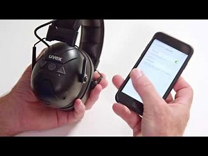 uvex aXess One ▶ How to connect the earmuff to Bluetooth. Watch the instructions now!