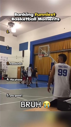 Ranking Funniest Basketball Moments! #shorts