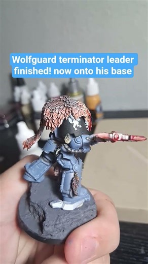 wolf guard terminators leader finished! #spacewolves #warhammer40k