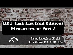 RBT Measurement Part 2