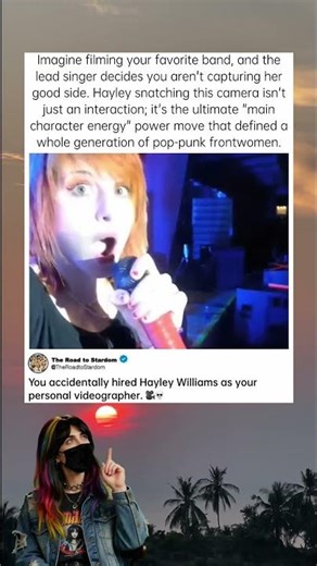 When Hayley Became Your Videographer 🎥 #HayleyWilliams #MainCharacterEnergy #PopCulture