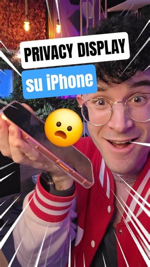 PRIVACY DISPLAY SU IPHONE! 🤯 #iphone #Samsung #display