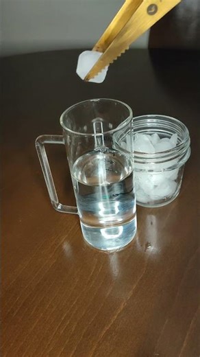 Pouring Water + Dropping Ice Cubes | Super Satisfying ASMR 🔊🧊 #asmr