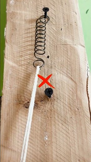 How to attach a spring without using much force. #short