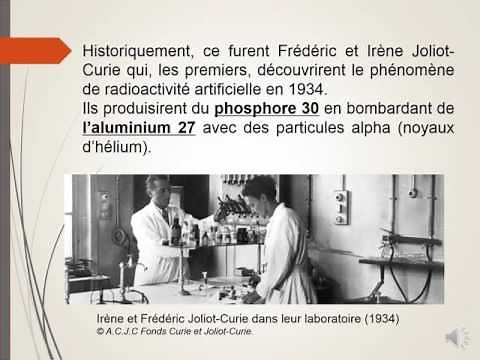 La radioactivité naturelle, artificielle et provoquée