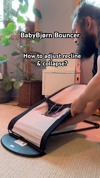 BabyBjörn Bouncer: Adjusting the Recline & Folding Flat