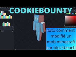 tutoriel blockbench comment modifié un mob minecraft / cookiebounty