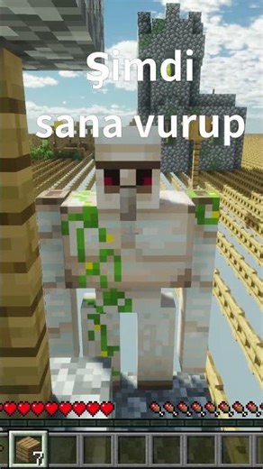 Minecraft AMAAAAAA Dünya SADECE ÇİT KAPISI! #minecraft #shorts #minecraftshorts