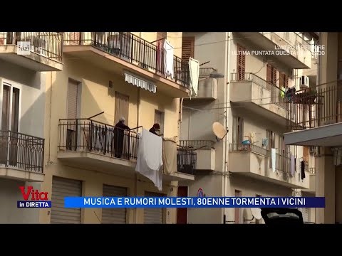 Musica e rumori molesti, 80enne tormenta i vicini - Vita in diretta 09/12/2025