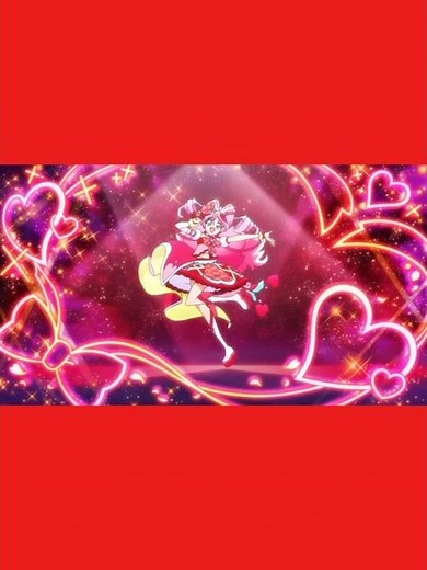 Cure Idol transforms into her Idol Heart Ribbon Style for the first time..wmv