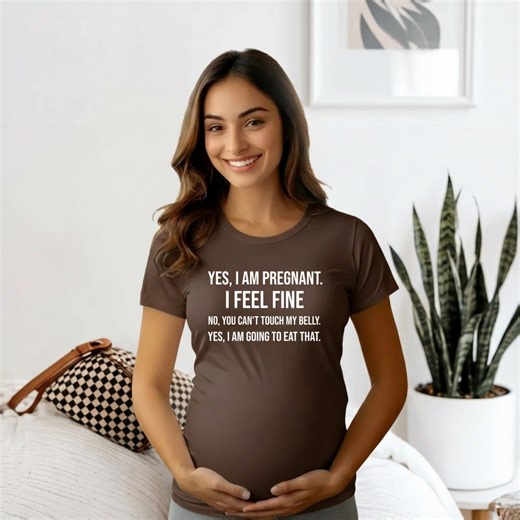 Yes I Am Pregnant Funny Pregnancy Shirt,new Mom T-shirt,mom to Be Gift,pregnancy Announcement Shirt,gift for Pregnant, Cute Maternity Shirt - Etsy