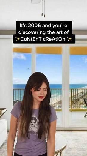 My 2006 version of content, making a skit roasting friends for their hot girl MySpace photos (the trend of not showing your face in your pics). 😂 At the time, even posting selfies on the internet seemed weird, and we all felt vain for it at first. I remember the first time I saw a classmate’s MySpace account, I had no idea what I was looking at. “Why did she make this website all about herself?” 💀💀 No less than 24 hours later, I had one too 😂 #early2000s #nostalgia #millennials #myspace #con