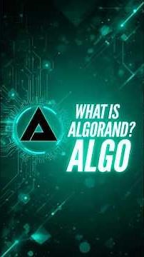 What Is Algorand (ALGO)? Explained in 1 Minute! 🌿⚡ | Crypto Compass