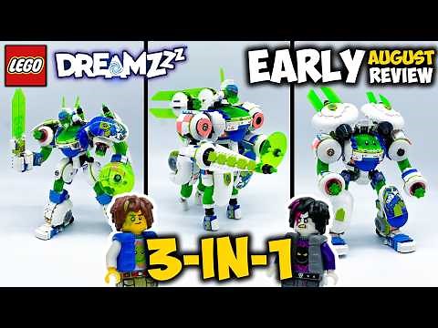 Mateo and Z-Blob the Knight Battle Mech EARLY Review! *ALL 3 BUILDS* | LEGO Dreamzzz Set 71485