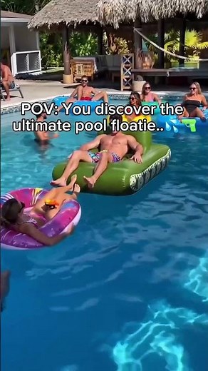 the ultimate tank floatie is the BEST add on for your pool #summer2026 #floatie #splash