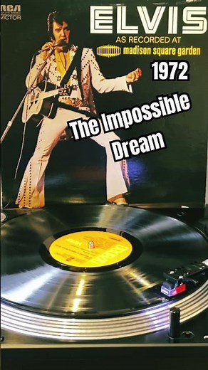 The Impossible Dream - Elvis Presley (1972 Live at MSG) #music #elvis #elvispresley #msg #vinyl