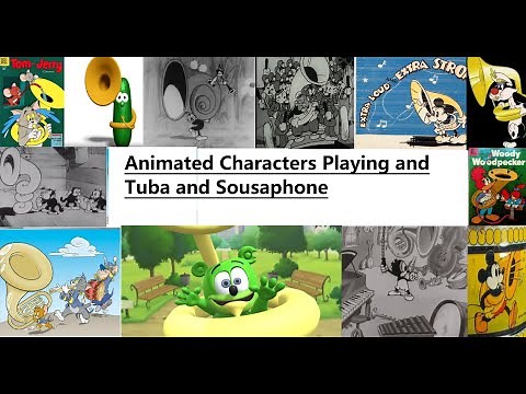 One Second of Every Animated Characters Playing the Tuba and Sousaphone (1920 - 2030)