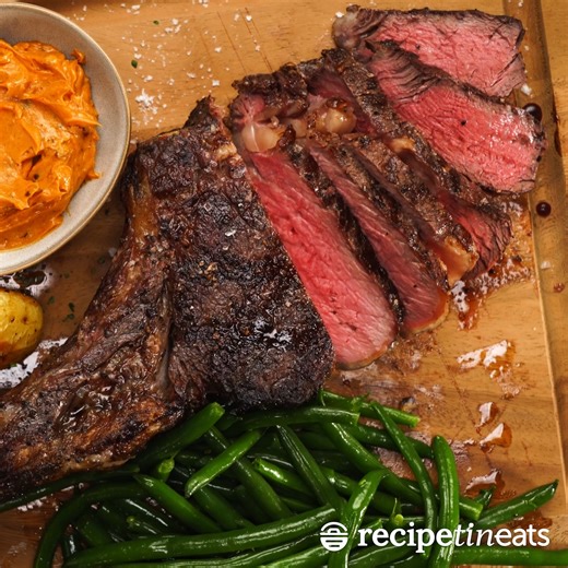 25K views · 250 reactions | The mighty Tomahawk steak! This is THE steak to bring out when you want to impress!數 https://www.recipetineats.com/tomahawk-steak/ | RecipeTin | Facebook