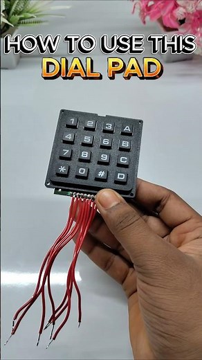 🔢 ✅Arduino Dial Pad Tutorial 🔥 | Make Your Own Keypad System #Shorts #viral #diy #projects #arduino