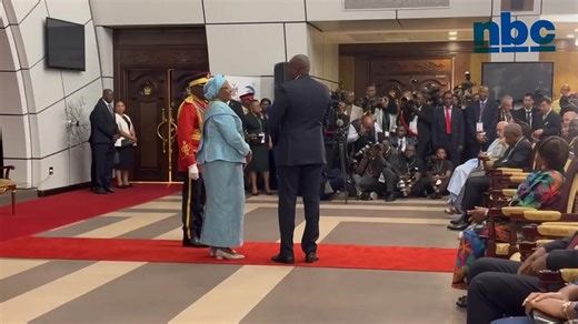 #Namibia@35 | Visiting Heads of State congratulate Namibia's 5th President, Dr. Netumbo Nandi-Ndaitwah. #NamibiaIndependence2025 #nbcDigitalNews #nbcDSTV282 #nbcGOtv20 #nbcPlusApp | NBC Digital News