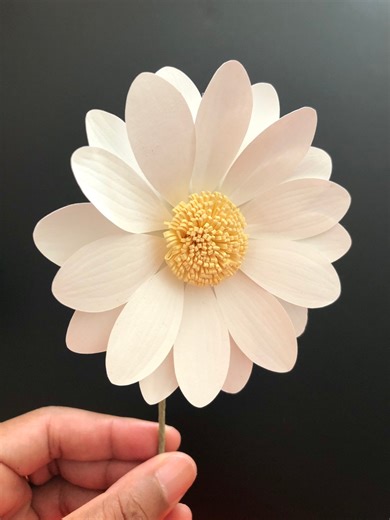 Daisy Paper Flower Template, Paper Flower for DIY Projects Pdf, SVG, PNG Cricut Silhouette Template, Shadow Box Flowers, Small Paper Flower - Etsy
