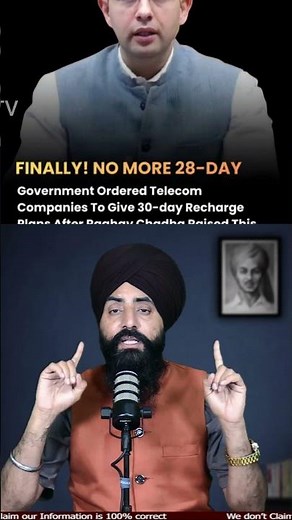 28-Day vs 30-Day ⚡ Govt Pushes New Recharge Plans #RechargeRow #TelecomNews #30DayPlans #Consumer