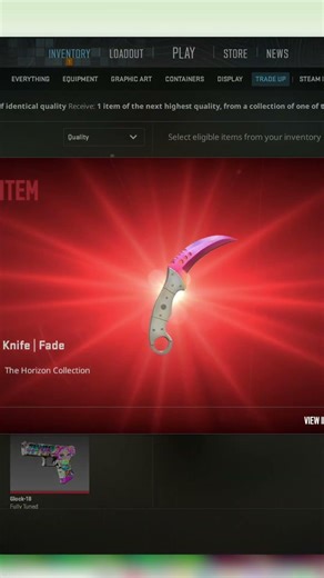 INSANE KNIFE from CS2 TRADE UP 💎 #cs2 #cs2clips #counterstrike