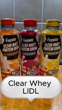 Clear Whey Protein von Lidl im Test ! #protein #wheyprotein #fitness