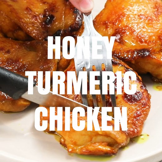 5.8K views · 108 reactions | Honey Turmeric Chicken - sticky, savory and sweet honey chicken marinated with turmeric and cooked on skillet. Quick and easy dinner in 15 minutes. RECIPE → https://rasamalaysia.com/honey-turmeric-chicken/ | Rasa Malaysia | Facebook