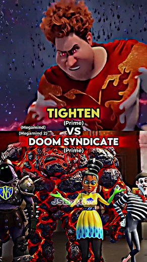 Tighten vs Doom Syndicate #megamind #megamind2 #megamindedit #edit #jsbattles
