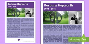 Artist Fact Sheet Barbara Hepworth