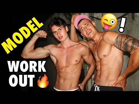 MALE MODEL Bodyweight Workout! Get Ripped with No Equipment!