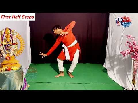 Kuchipudi Basic Steps Series (1 of 7) | First Half Steps Explained | Rajesh Machiraju