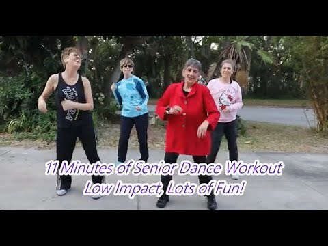 11 minutes of Senior Dance Workout | Low Impact, More Fun | Dance with Myrna, and the Rest, LOL!