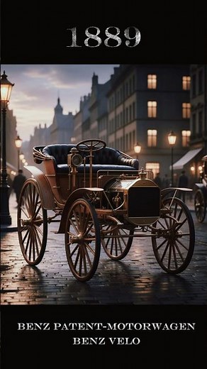From the First Car Ever to the First Mass Model Mercedes Origins 1886-1893