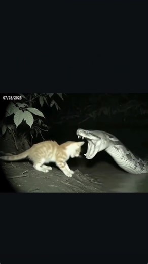 "Anaconda Saved The Cat! 🐍😱 | Unexpected Twist"