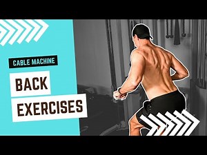4 of the BEST Back Exercises to do on the CABLE MACHINE