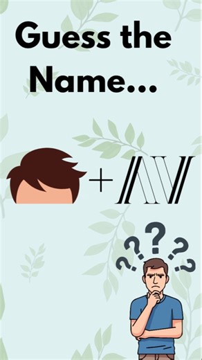 Guess the Name Challenge: Can You Solve These Puzzling Name? #namegame #emojichallenge #puzzle #fun