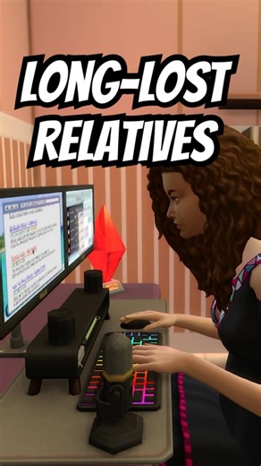 ⭐️ How to find long-lost relatives in the Sims 4 - Growing Together EP #sims4 #thesims4