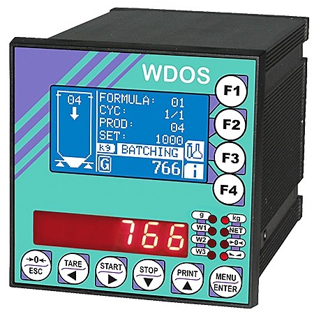 WDOS: WEIGHT INDICATOR (for weighing and batching) - LAUMAS