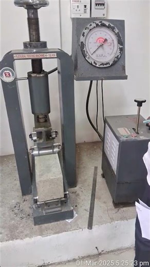 "Experimental Determination of Flexural Strength of Beam Using UTM" #civilengineering