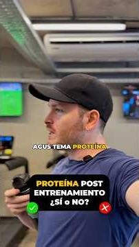 PROTE post-entreno ✅ ¿SI o NO? ⛔️