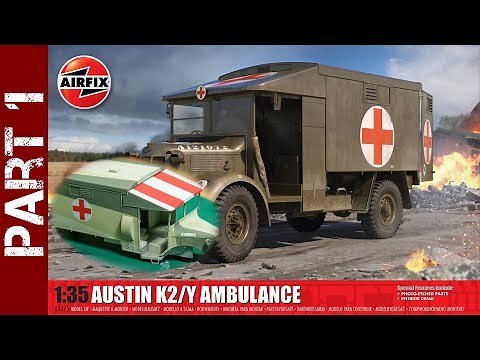 New Airfix K2/Y Ambulance (1:35 scale model)