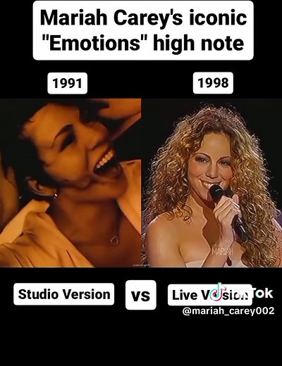 Emotions: Mariah Carey's Iconic Whistle Notes and High Vocals