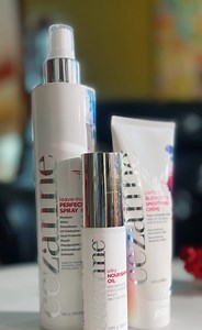 "My Quick, 11-Minute Skip-the-Brush Hair Routine: 3 Styling Products, Finger Twisting, and a Hair Diffuser for Bouncy, Voluminous Curls! 👩‍🦱😍 1. Product Application: * Start with a pea-sized amount of Perfect Blowout and Smoothing Crème. * Spread it evenly between your palms and apply it to your hair, working from the bottom upwards. (Tip: Doing this with your head upside down yields the best results.) 🙃 * These products are buildable, so begin with a small amount and add more if needed. 💧�