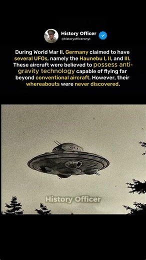 Germany's Claimed UFO during World War 2