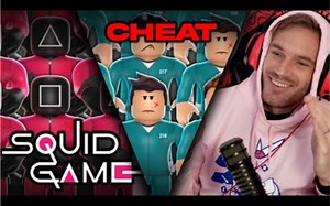 【pewdiepie生肉】鱿鱼游戏I Cheated In Squid Game Roblox..