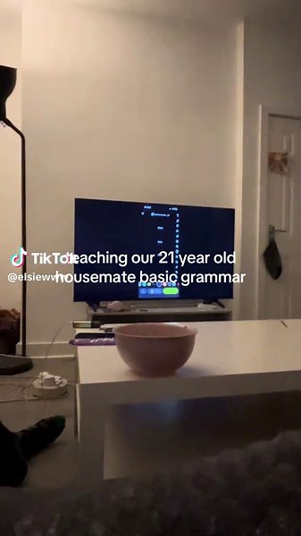 Basic Grammar Lessons for Our 21-Year-Old Housemate